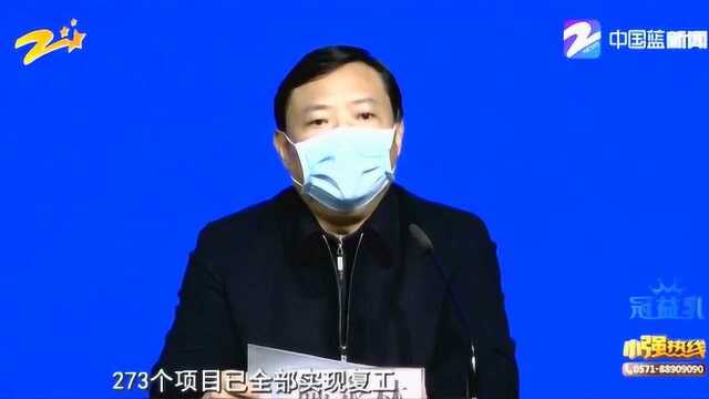 杭州市重点项目有序复工复产 开展“云招商”模式服务企业