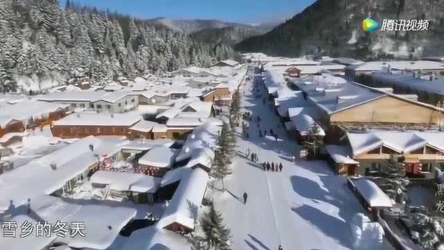 《航拍中国》这是中国下雪最多的地方 一年中积雪天数长达两百多天