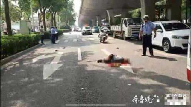 济南无影山中路车祸后续:男童身亡,老人也抢救无效不幸身亡