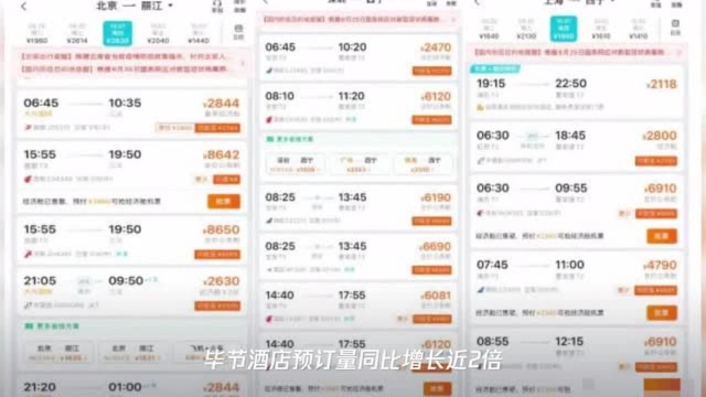 十一假期酒店订爆了!平均价格比去年贵2成,多地预定量翻倍