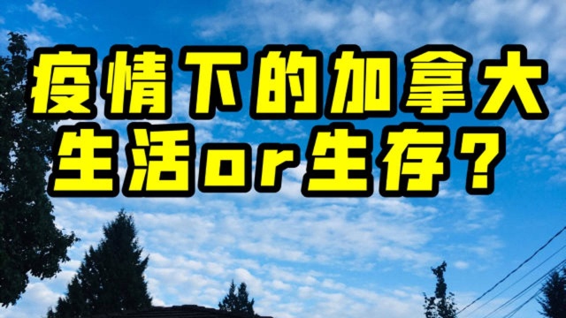 疫情下的加拿大是生活还是生存?找工作难吗?收入多少?真实揭露