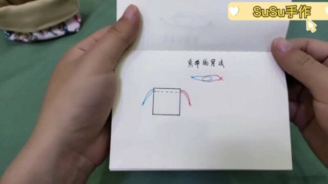 布艺小知识束口穿绳教程