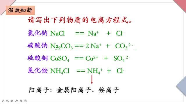 九年级下册人教版中学化学同步课:生活中常见的盐1