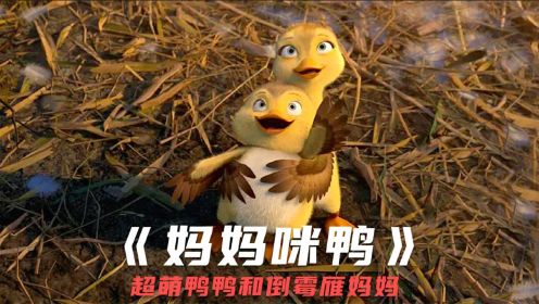 动画电影：超萌小鸭子差点成为北京烤鸭，还好他认了个大雁男妈妈