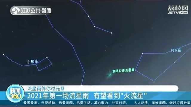 2021年第一场流星雨即将来袭 市民有望看到“火流星”