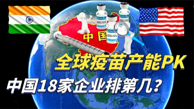 全球疫苗生产能力大PK:美国超48亿剂,印度10亿剂,中国怎么样?