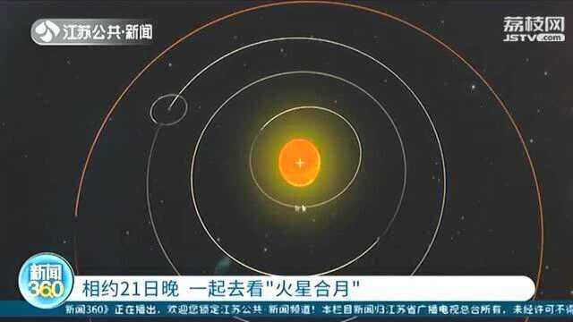 一起来看“火星合月” 双筒望远镜观月 还能发现“意外惊喜”