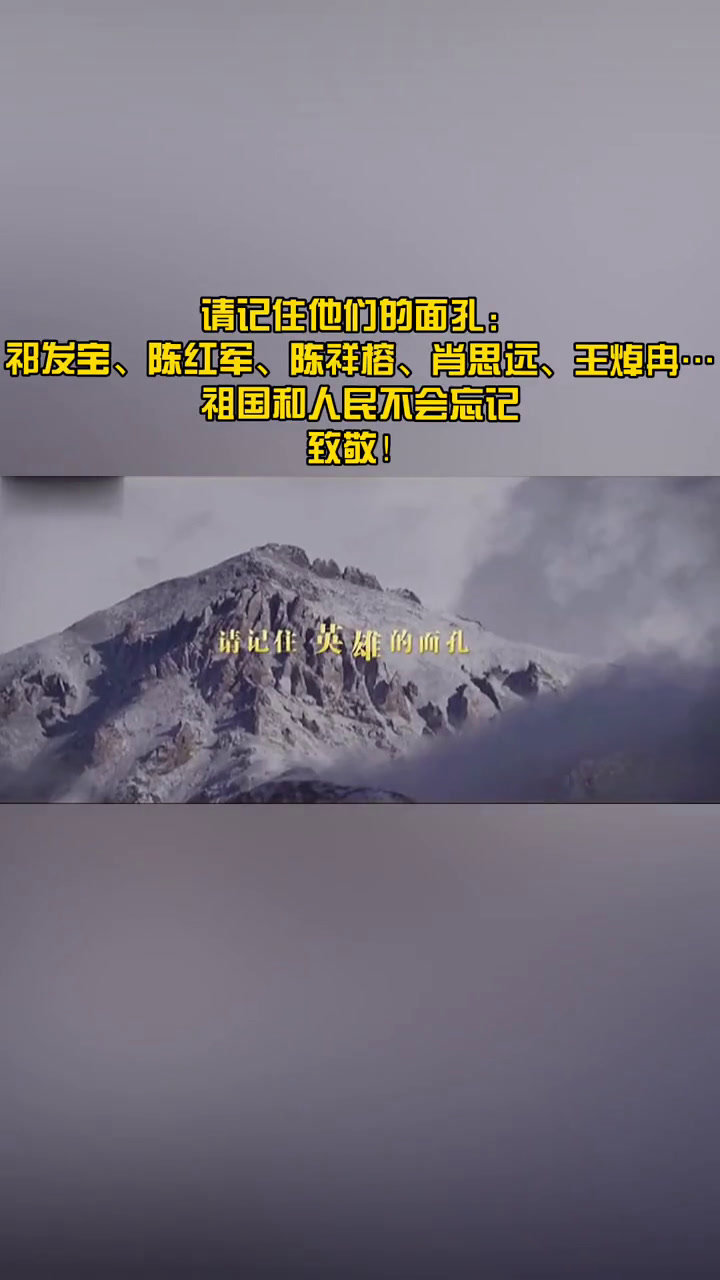 请记住他们的面孔祁发宝陈红军陈祥榕肖思远王焯冉
