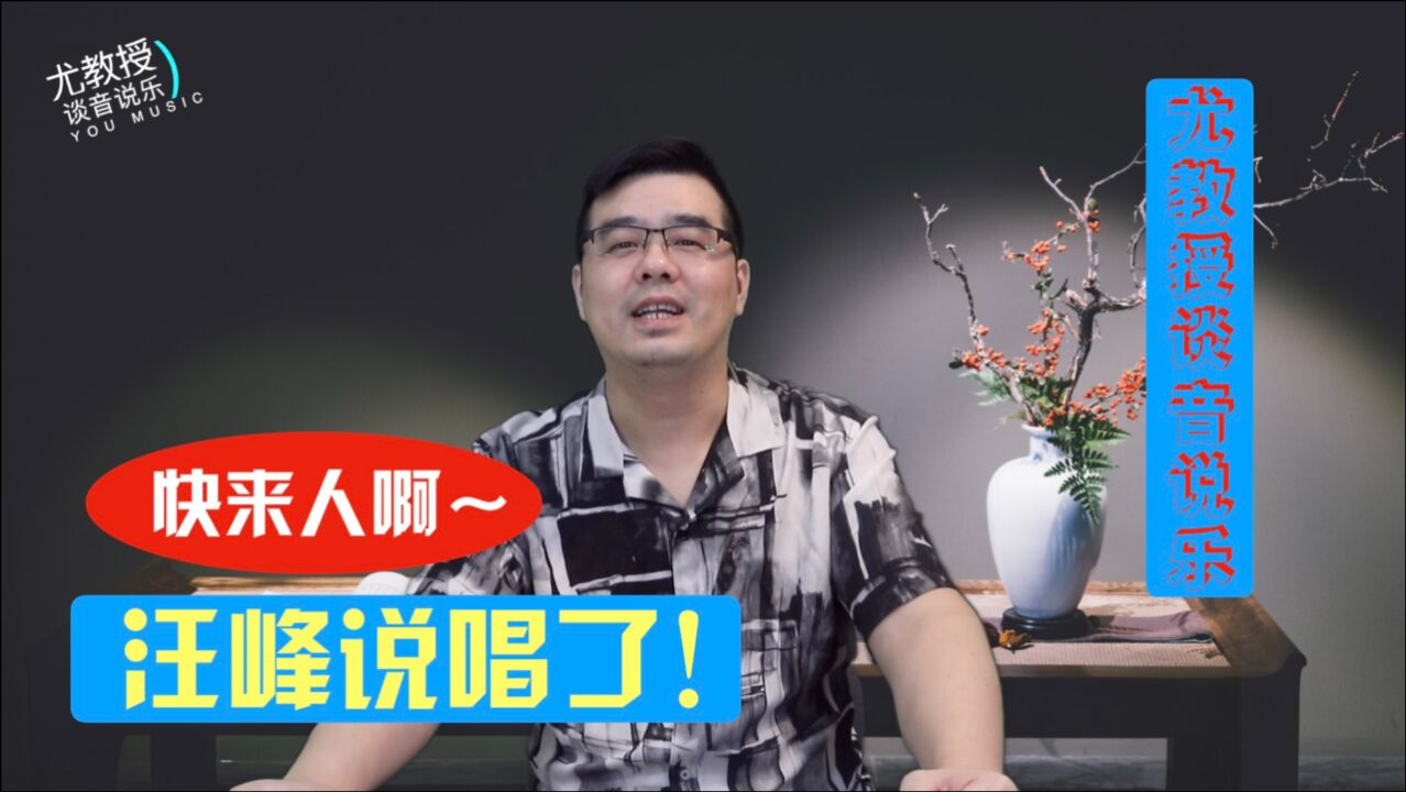 尤静波教授评:汪峰说唱了!没有人在乎