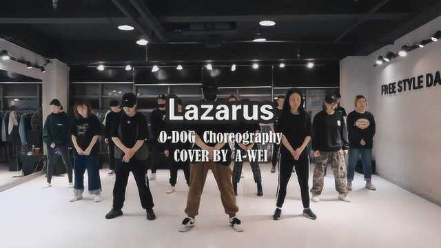 自由式流行舞基地阿威老师课堂视频《Lazarus》