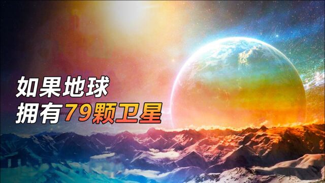 科学探秘,如果地球有木星那么多的卫星,世界会怎样?