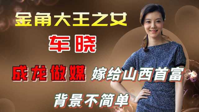 车晓背景不简单,成龙做媒为其介绍男友,她却只想靠自己