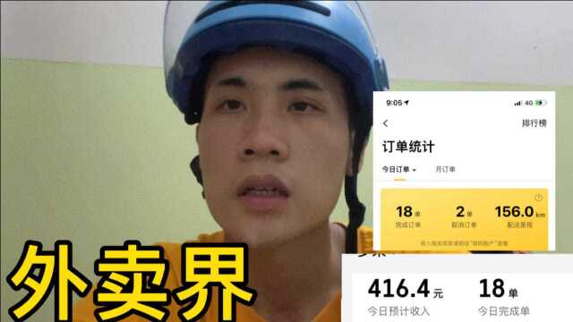 玩狗狗币亏了只能一天工作32小时来跑外卖赚钱还 今天单子不错