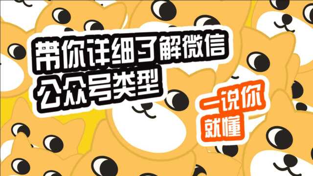 注册微信公众号要选择哪种账号类型!?