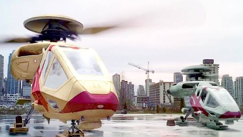 电影：在未来世界，一架普通的直升机，都能变形成喷气模式！