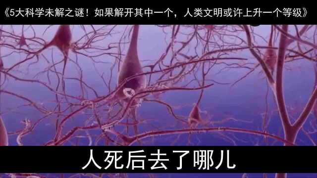 5大科学未解之谜!如果解开其中一个,人类文明或许上升一个等级