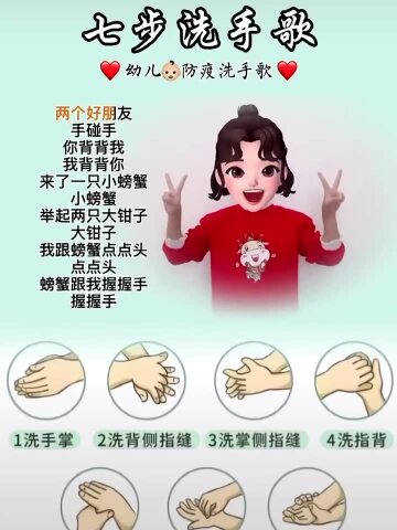 七步洗手歌