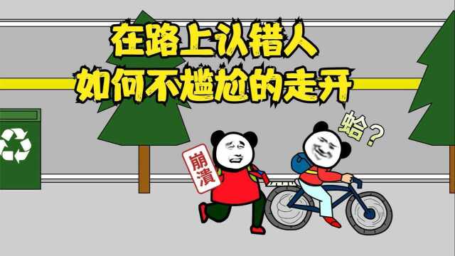 【沙雕动画】认错人了而已,为什么你这个表情盯着我