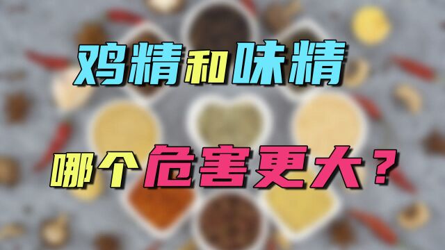 鸡精和味精,哪个“危害”更大?这个视频,告诉你答案,值得细看