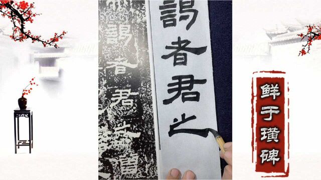 学习隶书不可或缺的资料!临摹书法《鲜于璜碑》,望书友多多支持