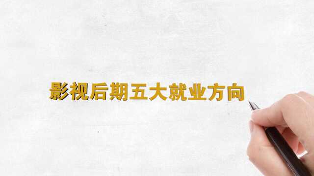 简洁乐趣:学习影视后期制作后,5大就业方向让你工作不用愁!