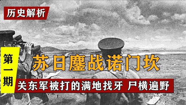 日苏诺门坎血战,关东军被揍得满地找牙?当时的苏军有多强大?#好片推荐官#