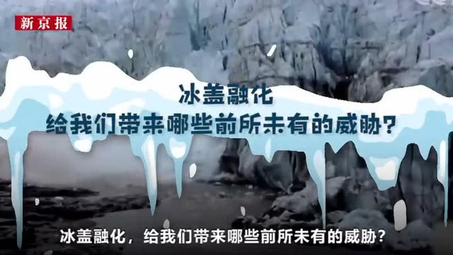 格陵兰冰盖最高点71年来首次下雨:冰盖融化对人类有何威胁?