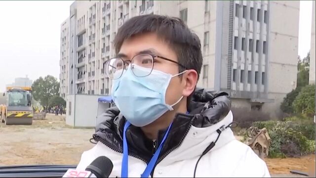 疫情防控不放松:绍兴——越城区加快推进集中隔离点建设 昼夜施工不停歇