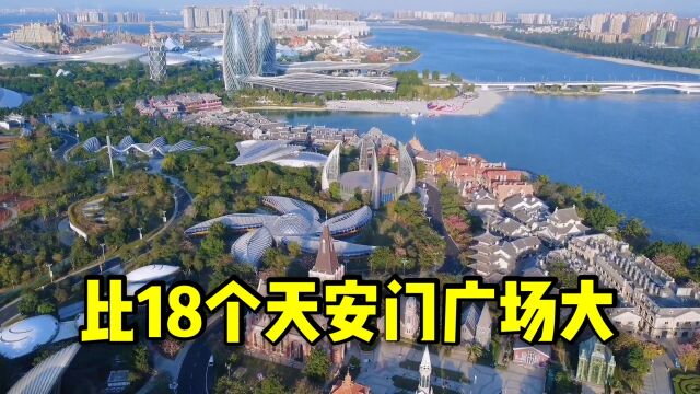 实拍恒大花1600亿填海建的全球第一大人工岛:海花岛!现状如何?