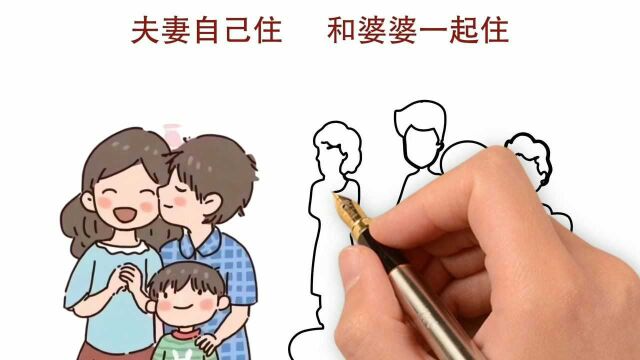 夫妻自己住VS和婆婆一起住,有什么不同?太真实了