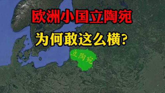 欧洲小国立陶宛,为何敢这么横?