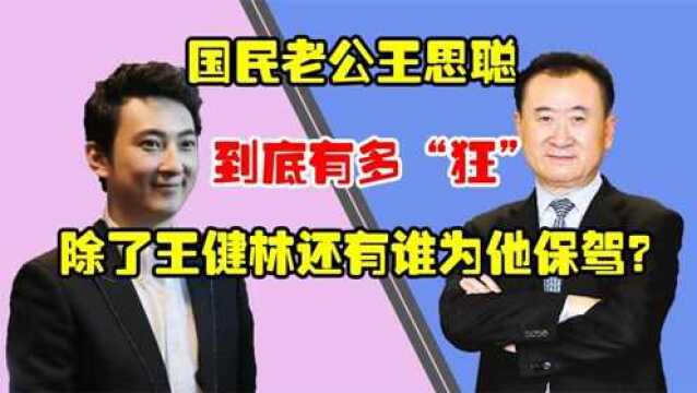 国民老公王思聪,到底有多“狂”?除了王健林谁还为他撑腰?