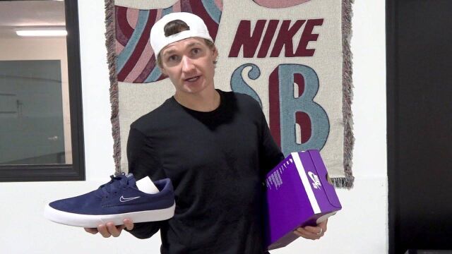 中文字幕:100个反脚尖翻测试Nike SB Shane