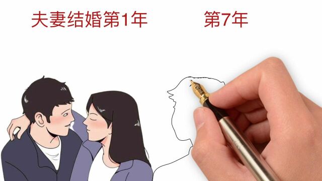 夫妻结婚第1年和第7年有什么区别?网友:太真实了