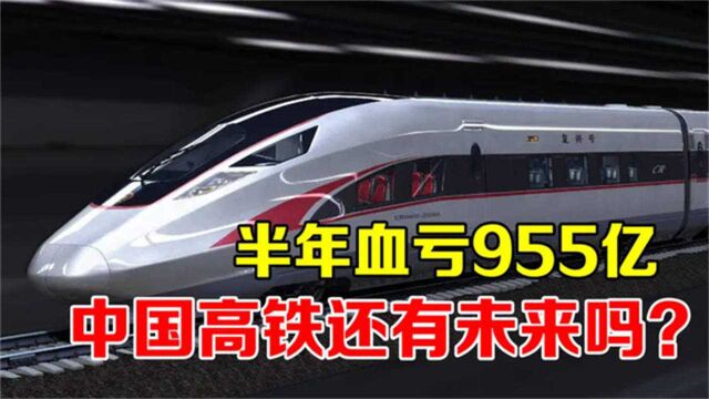 中国铁路半年亏损955亿,带来的经济效益,却让中国坚持建设高铁