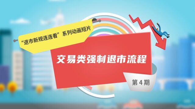 退市新规第4期:交易类强制退市流程