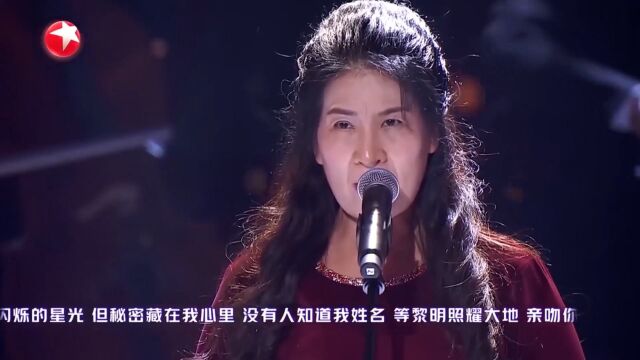 王桂香演唱《今夜无人入睡》,美声穿透灵魂,令人震撼丨达人秀