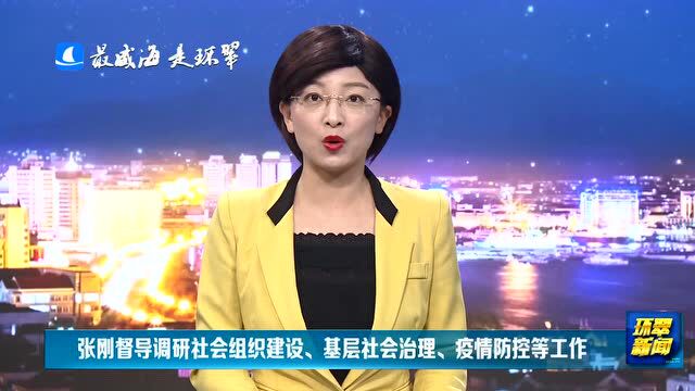 张刚督导调研社会组织建设、基层社会治理、疫情防控等工作