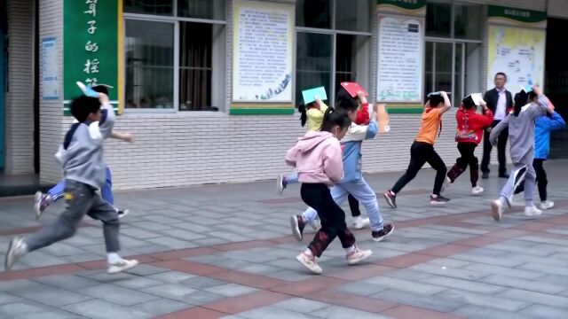 小桥小学防震演练