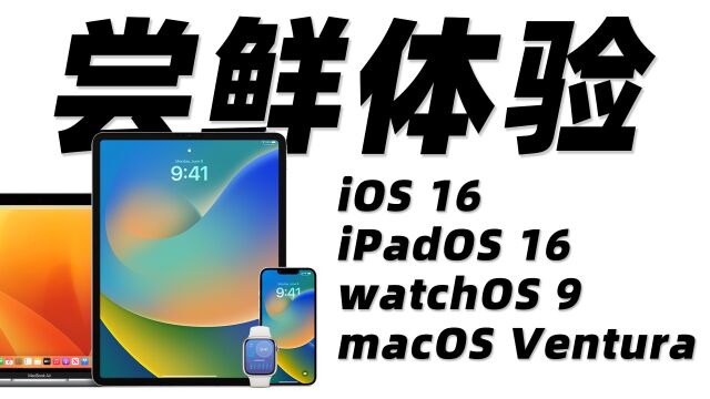 苹果四大新系统快速上手!iOS 16 和 iPadOS 16 惊喜连连?