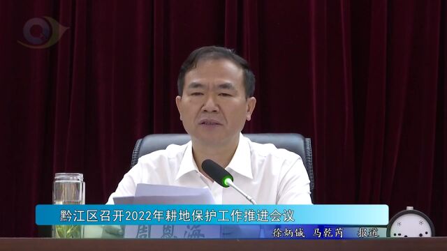 黔江区召开2022年耕地保护工作推进会议