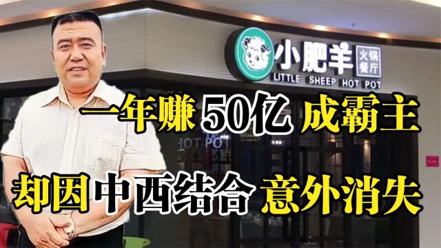 小肥羊火锅巨头,一年赚52亿成霸主,却因“中西结合”意外消失