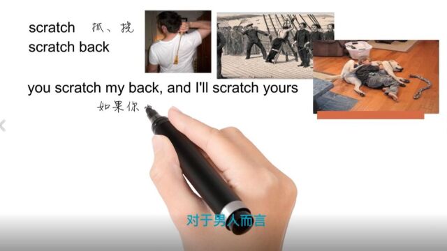 英语思维解密,为什么you scratch my back and I'll scratch yours指互相帮忙,轻松学英语