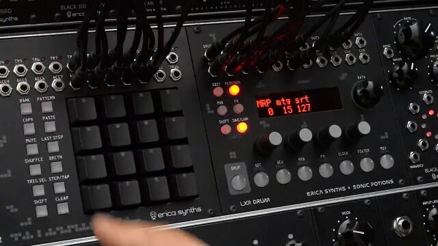 Erica Synths x Sonic Potions LXR Eurorack Drum sound demo