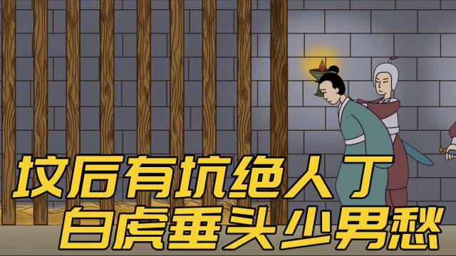 “坟后有坑绝人丁,白虎垂头少男愁”,何意?这里的白虎指啥