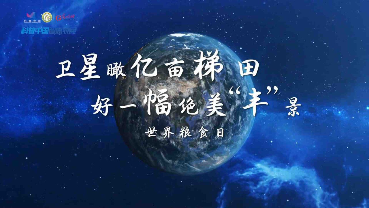 世界粮食日|卫星瞰亿亩梯田 好一幅绝美“丰”景