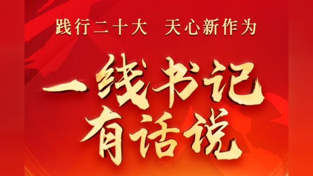 践行二十大 天心新作为丨一线书记有话说