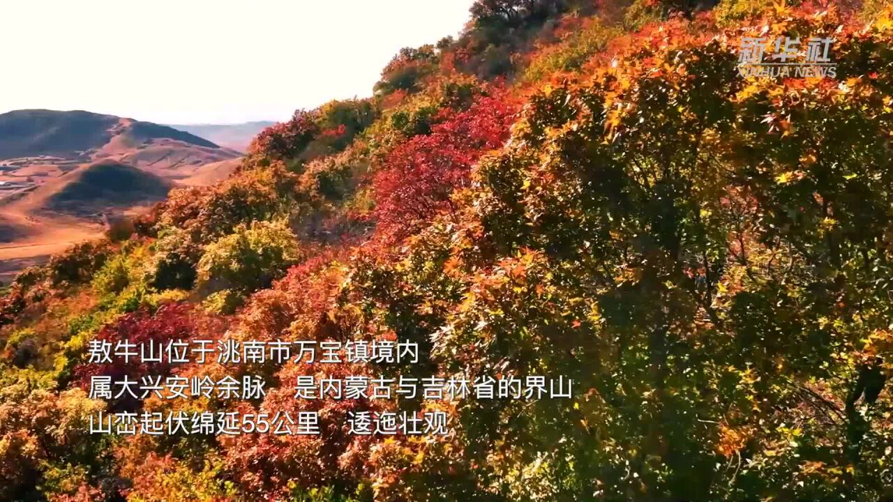 千城胜景|吉林洮南:深秋敖牛山枫红柳绿