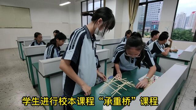 一等奖科学DV《承重桥之“重”》南宁市第四中学民主校区(初中部)