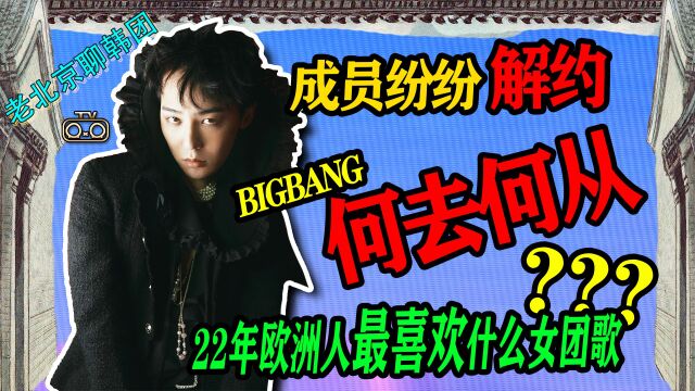 N.387 成员解约BIGBANG何去何从↑22年欧洲人最喜欢哪个女团歌【老北京聊韩团】